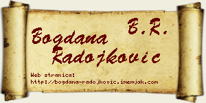 Bogdana Radojković vizit kartica